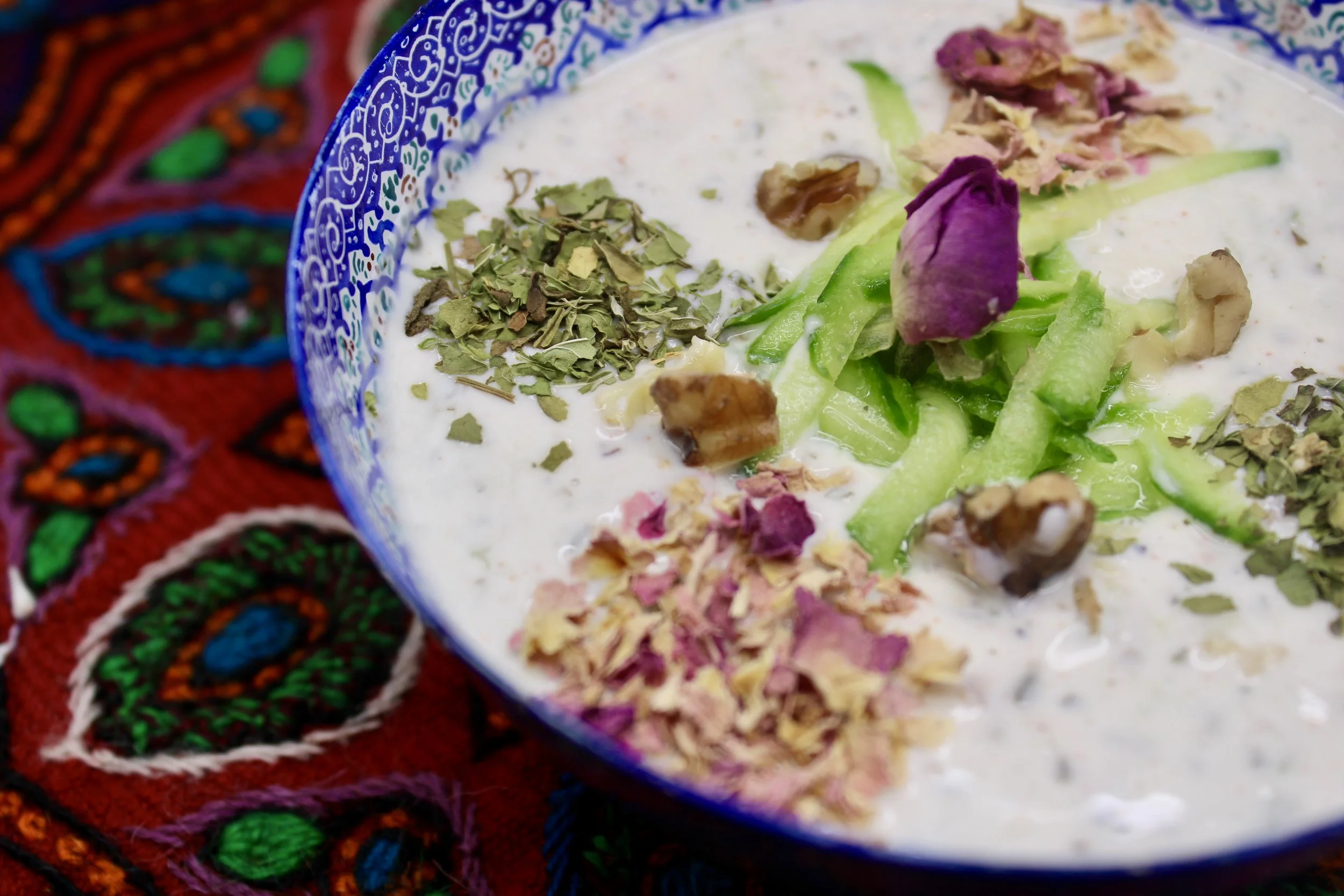 Persian Yogurt with Cucumbers